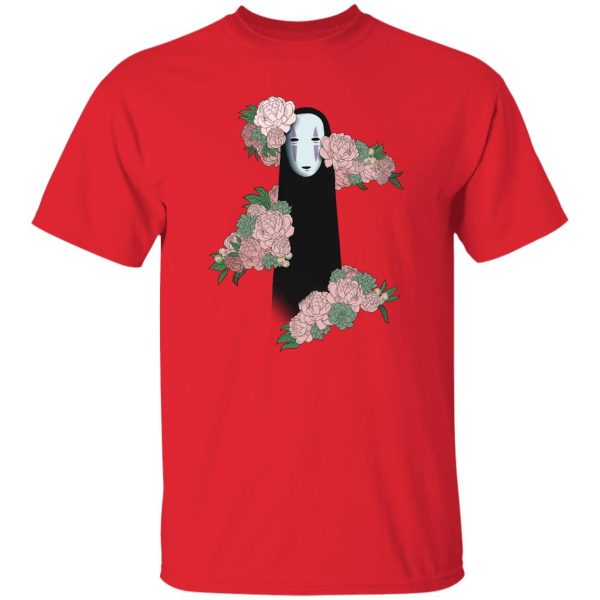 Spirited Away: Live On Stage - Spirited Away – Kaonashi by the Flowers style 2 T Shirt-Apparel, Spirited Away, Spirited Away: Live On Stage, Tshirt