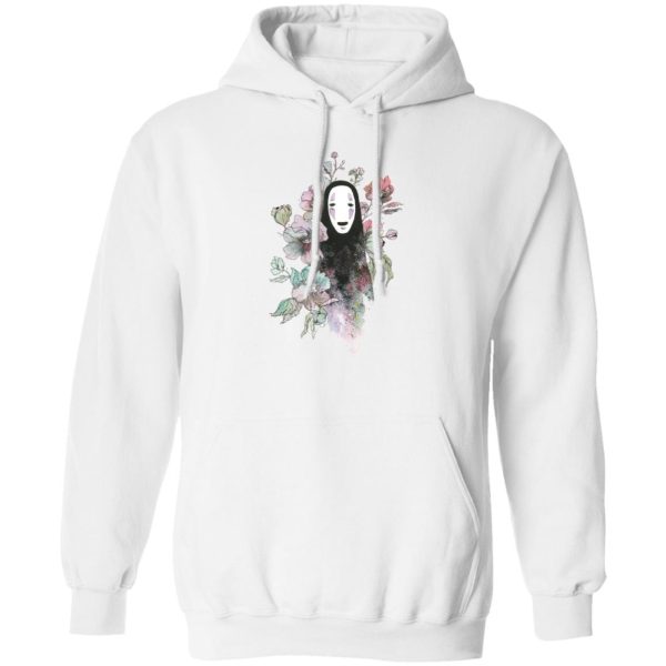 Spirited Away Cinema - Spirited Away – Kaonashi by the Flowers Hoodie-Apparel, Hoodie, Spirited Away, Spirited Away Cinema