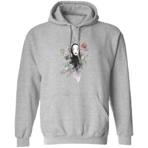 Spirited Away Cinema - Spirited Away – Kaonashi by the Flowers Hoodie-Apparel, Hoodie, Spirited Away, Spirited Away Cinema