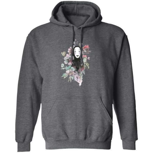 Spirited Away Cinema - Spirited Away – Kaonashi by the Flowers Hoodie-Apparel, Hoodie, Spirited Away, Spirited Away Cinema