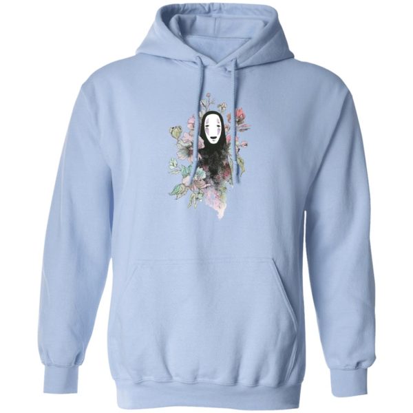 Spirited Away Cinema - Spirited Away – Kaonashi by the Flowers Hoodie-Apparel, Hoodie, Spirited Away, Spirited Away Cinema