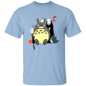 Totoro Plush - Studio Ghibli – Totoro and Friends T Shirt-Apparel, My Neighbor Totoro, Totoro Plush, Tshirt