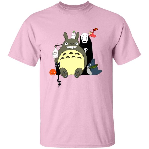 Totoro Plush - Studio Ghibli – Totoro and Friends T Shirt-Apparel, My Neighbor Totoro, Totoro Plush, Tshirt