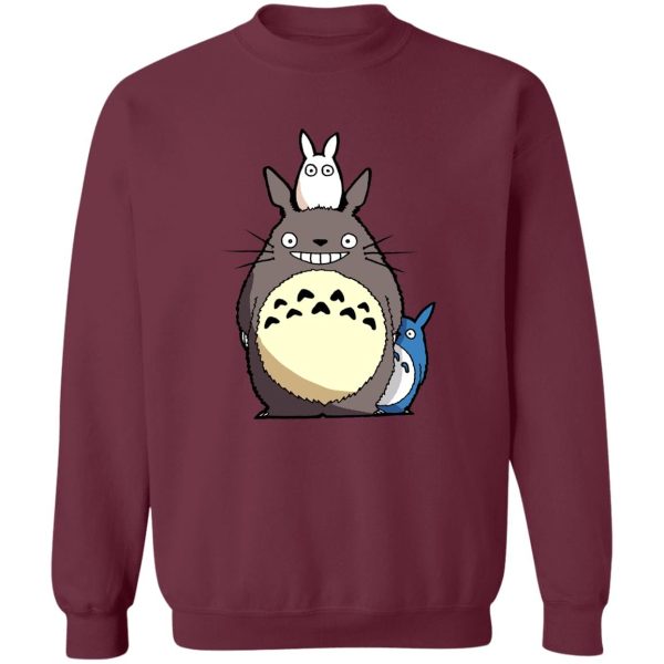 Mei Totoro - My Neighbor Totoro – Totoro Family Sweatshirt-Apparel, Mei Totoro, My Neighbor Totoro, Sweatshirt