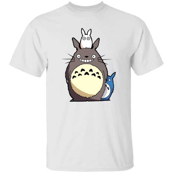 Japanese Totoro Plush - My Neighbor Totoro – Totoro Family T Shirt-Apparel, Japanese Totoro Plush, My Neighbor Totoro, Tshirt