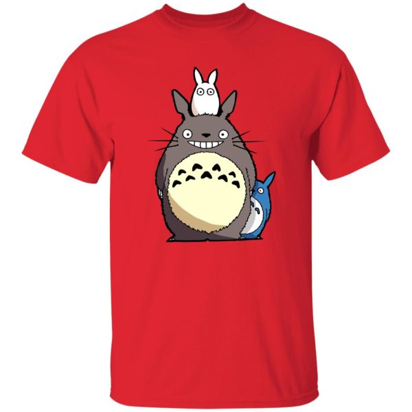 Japanese Totoro Plush - My Neighbor Totoro – Totoro Family T Shirt-Apparel, Japanese Totoro Plush, My Neighbor Totoro, Tshirt