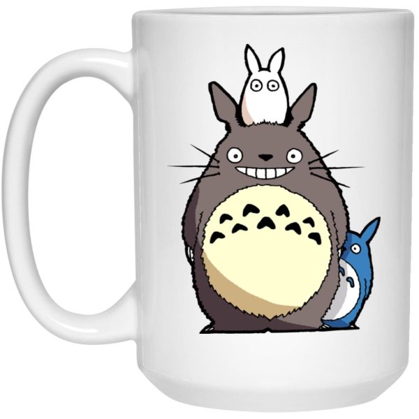 My Neighbor Totoro Movie - My Neighbor Totoro – Totoro Family Mug-House Decor, Mug, My Neighbor Totoro, My Neighbor Totoro Movie