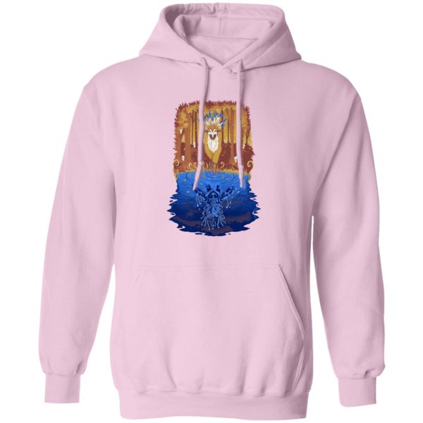 Princess Mononoke-ashitaka - Princess Mononoke Shishigami Day and Night time Hoodie-Apparel, Hoodie, princess mononoke, Princess Mononoke Ashitaka