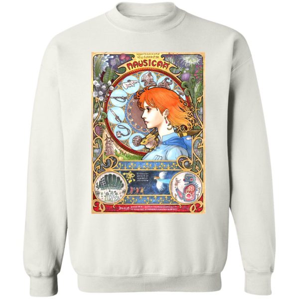 Nausicaa Portrait Art Sweatshirt-Apparel, Sweatshirt