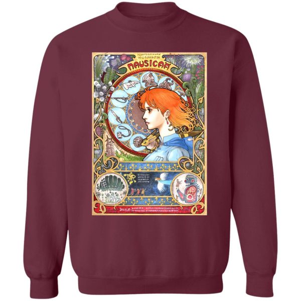 Nausicaa Portrait Art Sweatshirt-Apparel, Sweatshirt