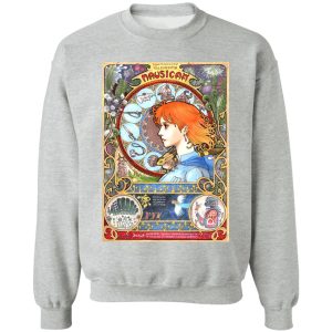 Nausicaa Portrait Art Sweatshirt-Apparel, Sweatshirt