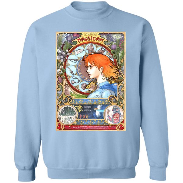 Nausicaa Portrait Art Sweatshirt-Apparel, Sweatshirt