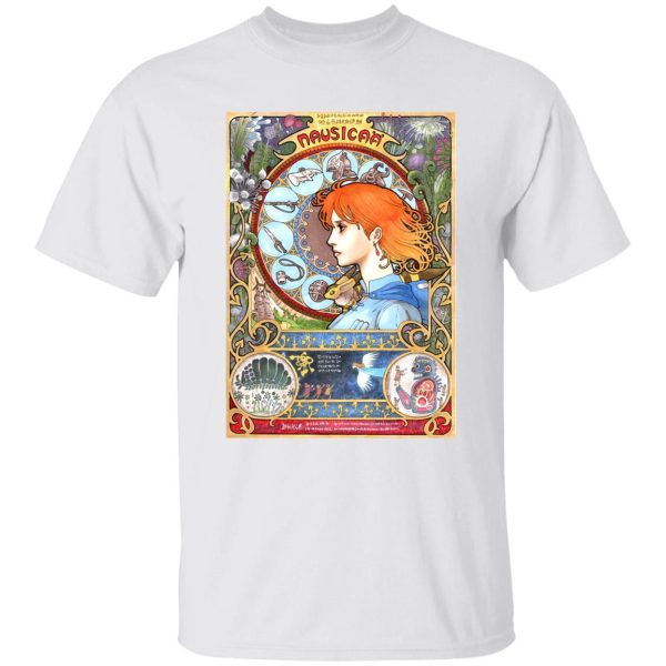 Nausicaa Portrait Art T Shirt-Apparel, Tshirt