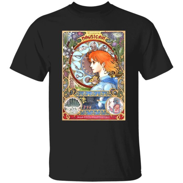 Nausicaa Portrait Art T Shirt-Apparel, Tshirt