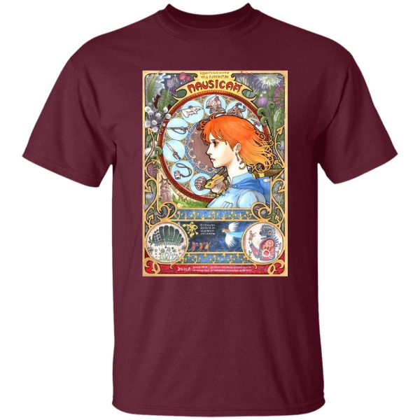 Nausicaa Portrait Art T Shirt-Apparel, Tshirt