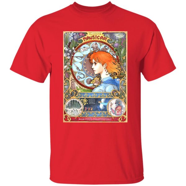 Nausicaa Portrait Art T Shirt-Apparel, Tshirt