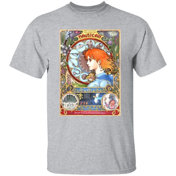 Nausicaa Portrait Art T Shirt-Apparel, Tshirt