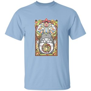 Studio Ghibli Totoro - Totoro Stained Glass Art T Shirt-Apparel, My Neighbor Totoro, Studio Ghibli Totoro, Tshirt