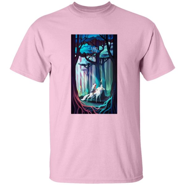 Princess Mononoke Forest Spirit - Princess Mononoke 1997 Illustration T Shirt-Apparel, princess mononoke, Princess Mononoke Forest Spirit, Tshirt