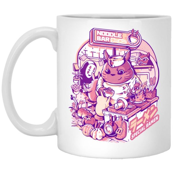 My Neighbour Totoro Cast - Studio Ghibli – Noodle Bar Mug-House Decor, Mug, My Neighbor Totoro, My Neighbour Totoro Cast, Spirited Away