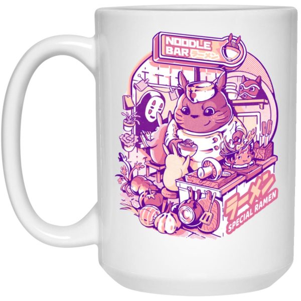 My Neighbour Totoro Cast - Studio Ghibli – Noodle Bar Mug-House Decor, Mug, My Neighbor Totoro, My Neighbour Totoro Cast, Spirited Away