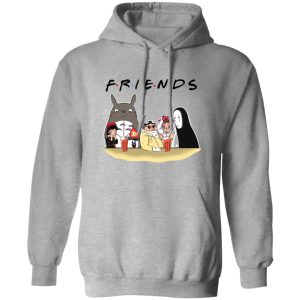 My Neighbor Totoro Film - Studio Ghibli F.R.I.E.N.D.S Version Hoodie-Apparel, Hoodie, Kiki's Delivery Service, My Neighbor Totoro, My Neighbor Totoro Film, porco rosso, princess mononoke, Spirited Away