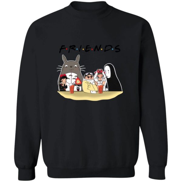 Totoro Film - Studio Ghibli F.R.I.E.N.D.S Version Sweatshirt-Apparel, Kiki's Delivery Service, My Neighbor Totoro, porco rosso, princess mononoke, Spirited Away, Sweatshirt, Totoro Film