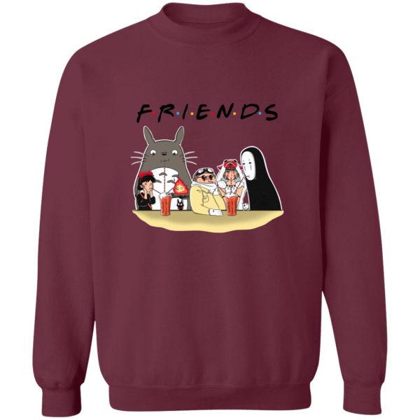 Totoro Film - Studio Ghibli F.R.I.E.N.D.S Version Sweatshirt-Apparel, Kiki's Delivery Service, My Neighbor Totoro, porco rosso, princess mononoke, Spirited Away, Sweatshirt, Totoro Film