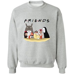 Totoro Film - Studio Ghibli F.R.I.E.N.D.S Version Sweatshirt-Apparel, Kiki's Delivery Service, My Neighbor Totoro, porco rosso, princess mononoke, Spirited Away, Sweatshirt, Totoro Film