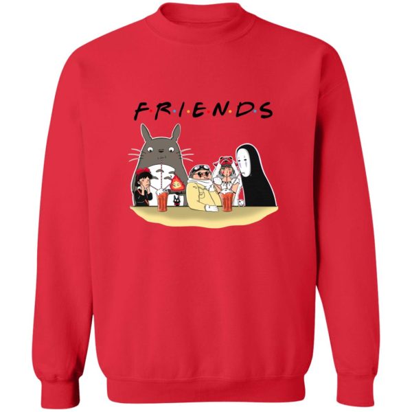 Totoro Film - Studio Ghibli F.R.I.E.N.D.S Version Sweatshirt-Apparel, Kiki's Delivery Service, My Neighbor Totoro, porco rosso, princess mononoke, Spirited Away, Sweatshirt, Totoro Film