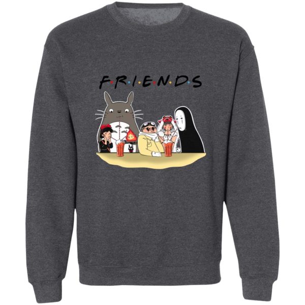 Totoro Film - Studio Ghibli F.R.I.E.N.D.S Version Sweatshirt-Apparel, Kiki's Delivery Service, My Neighbor Totoro, porco rosso, princess mononoke, Spirited Away, Sweatshirt, Totoro Film