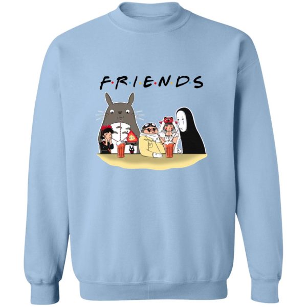 Totoro Film - Studio Ghibli F.R.I.E.N.D.S Version Sweatshirt-Apparel, Kiki's Delivery Service, My Neighbor Totoro, porco rosso, princess mononoke, Spirited Away, Sweatshirt, Totoro Film