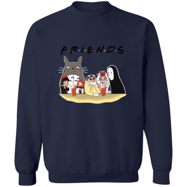 Totoro Film - Studio Ghibli F.R.I.E.N.D.S Version Sweatshirt-Apparel, Kiki's Delivery Service, My Neighbor Totoro, porco rosso, princess mononoke, Spirited Away, Sweatshirt, Totoro Film