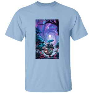 My Neighbor Totoro Film - My Neighbor Totoro 1988 Illustration T Shirt-Apparel, My Neighbor Totoro, My Neighbor Totoro Film, Tshirt