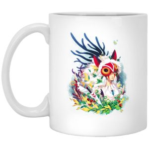 Princess Mononoke Ainu Influence - Princess Mononoke Colorful Portrait Mug-House Decor, Mug, princess mononoke, Princess Mononoke Ainu Influence