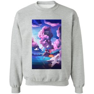 Figures Set Ghibli Ga Ippai Yubin Ningyou Kiki's Delivery Service - Kiki’s Delivery service 1989 Illustration Sweatshirt-Apparel, Figures Set Ghibli Ga Ippai Yubin Ningyou Kiki's Delivery Service, Kiki's Delivery Service, Sweatshirt