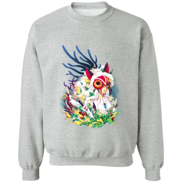 Princess Mononoke Film - Princess Mononoke Colorful Portrait Sweatshirt-Apparel, princess mononoke, Princess Mononoke Film, Sweatshirt