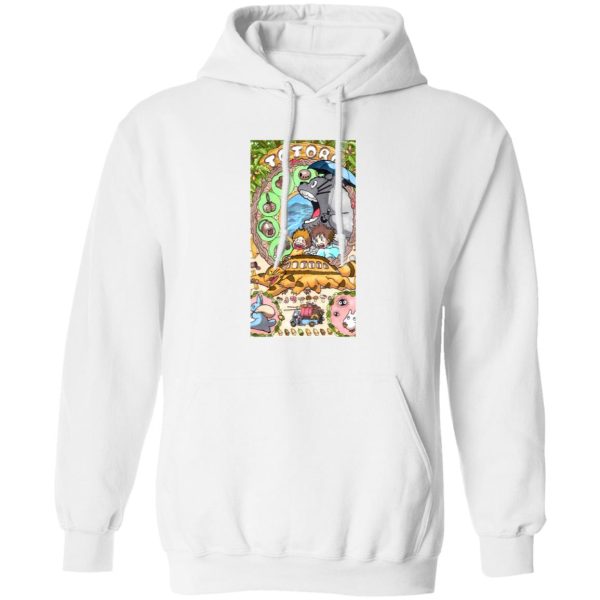 Totoro Restaurant - Totoro Portrait art Hoodie-Apparel, Hoodie, My Neighbor Totoro, Totoro Restaurant