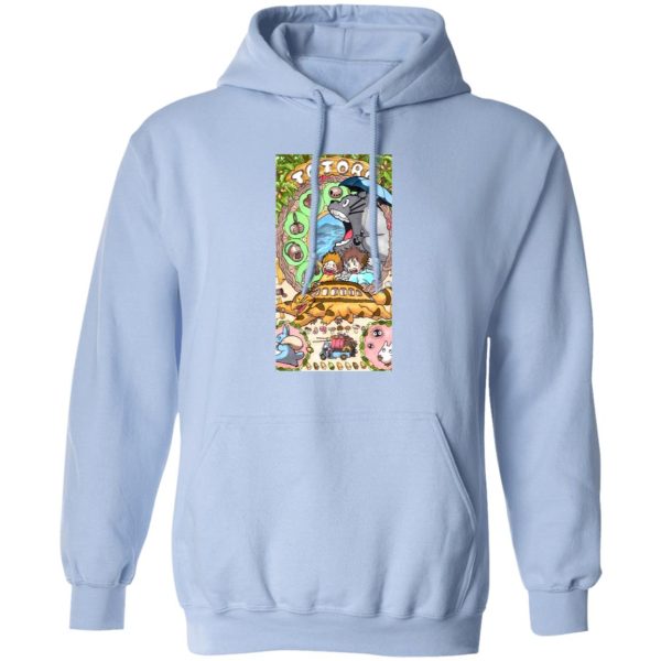 Totoro Restaurant - Totoro Portrait art Hoodie-Apparel, Hoodie, My Neighbor Totoro, Totoro Restaurant