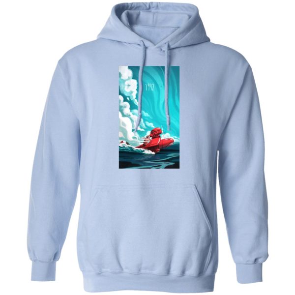 Porco Rosso 1982 Illustration Hoodie-Apparel, Hoodie, porco rosso