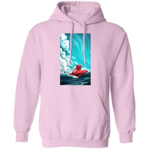 Porco Rosso 1982 Illustration Hoodie-Apparel, Hoodie, porco rosso