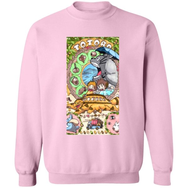 Totoro Poster - Totoro Portrait art Sweatshirt-Apparel, My Neighbor Totoro, Sweatshirt, Totoro Poster