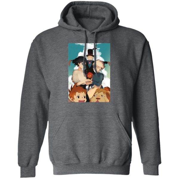 Howl's Moving Castle Poster - Howl’s Moving Castle – Happy Ending Hoodie-Apparel, Hoodie, Howl's Moving Castle, Howl's Moving Castle Poster