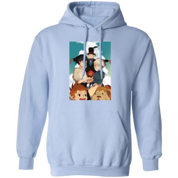 Howl's Moving Castle Poster - Howl’s Moving Castle – Happy Ending Hoodie-Apparel, Hoodie, Howl's Moving Castle, Howl's Moving Castle Poster