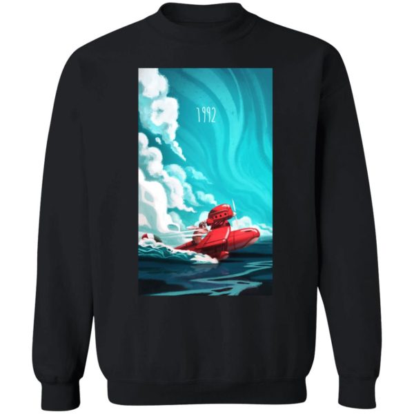 Porco Rosso 1982 Illustration Sweatshirt-Apparel, porco rosso, Sweatshirt