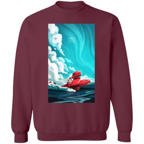 Porco Rosso 1982 Illustration Sweatshirt-Apparel, porco rosso, Sweatshirt