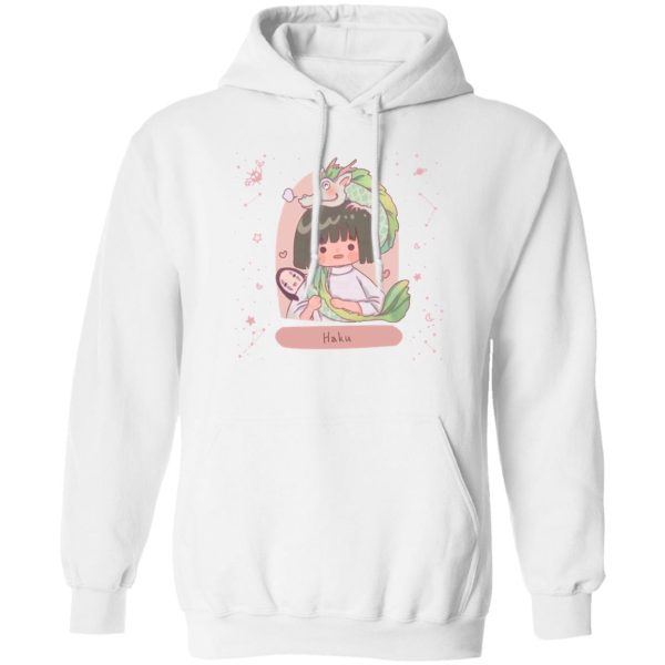 Chihiro From Spirited Away - Spirited Away – Haku Fanart Hoodie-Apparel, Chihiro From Spirited Away, Hoodie, Spirited Away