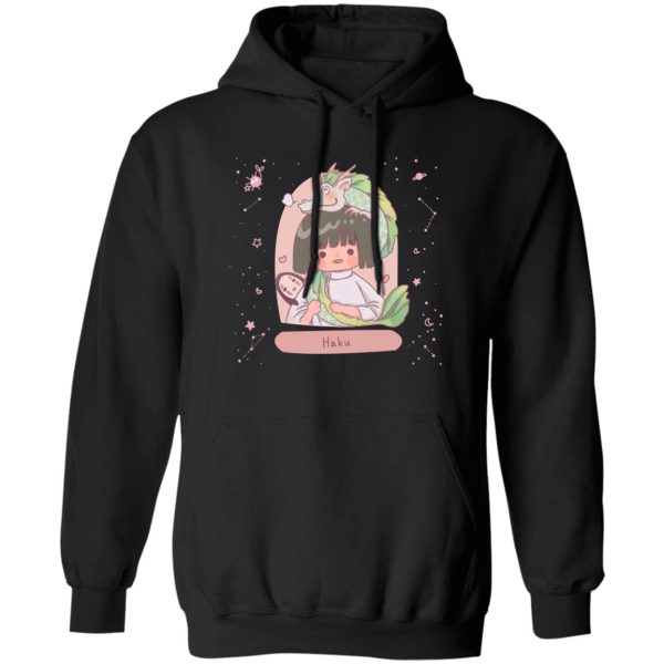 Chihiro From Spirited Away - Spirited Away – Haku Fanart Hoodie-Apparel, Chihiro From Spirited Away, Hoodie, Spirited Away