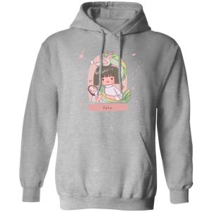 Chihiro From Spirited Away - Spirited Away – Haku Fanart Hoodie-Apparel, Chihiro From Spirited Away, Hoodie, Spirited Away