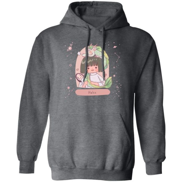 Chihiro From Spirited Away - Spirited Away – Haku Fanart Hoodie-Apparel, Chihiro From Spirited Away, Hoodie, Spirited Away